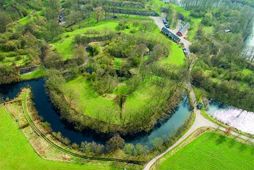 Wandelen Fort bij Vechten Lucht foto Fort bij Vechten